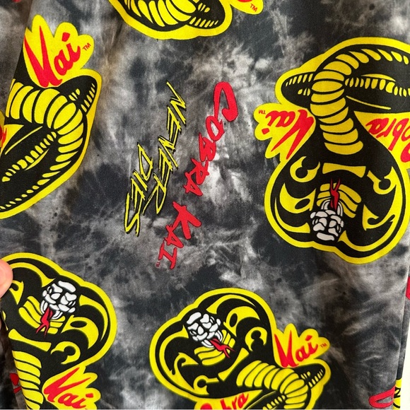 Briefly Stated Mens Cobra Kai Loungewear Pajama Pants Size Small - Picture 4 of 7